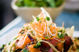 microgreens on poke